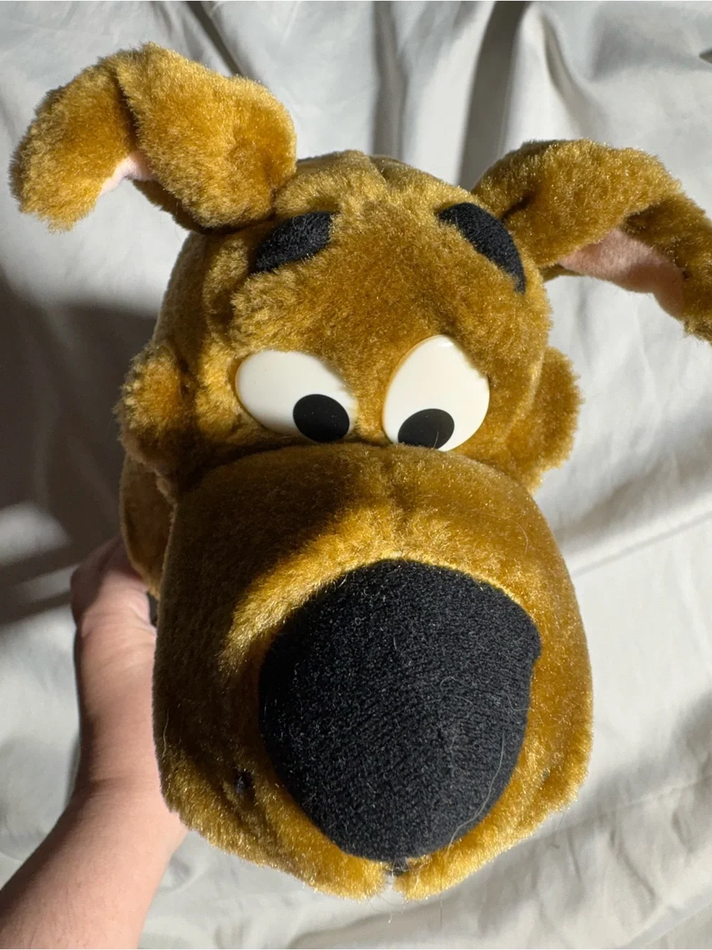 Scooby-Doo Plush Dog Toy with Teal Collar - Brown